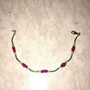 Elegant small pink bracelet